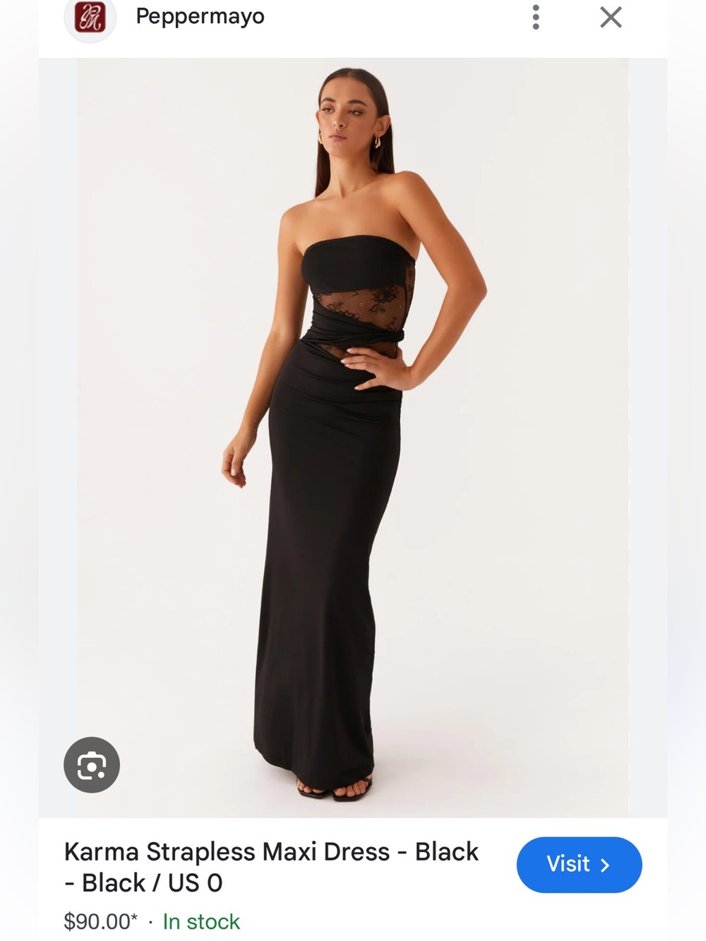 PepperMayo black dress, brand new!